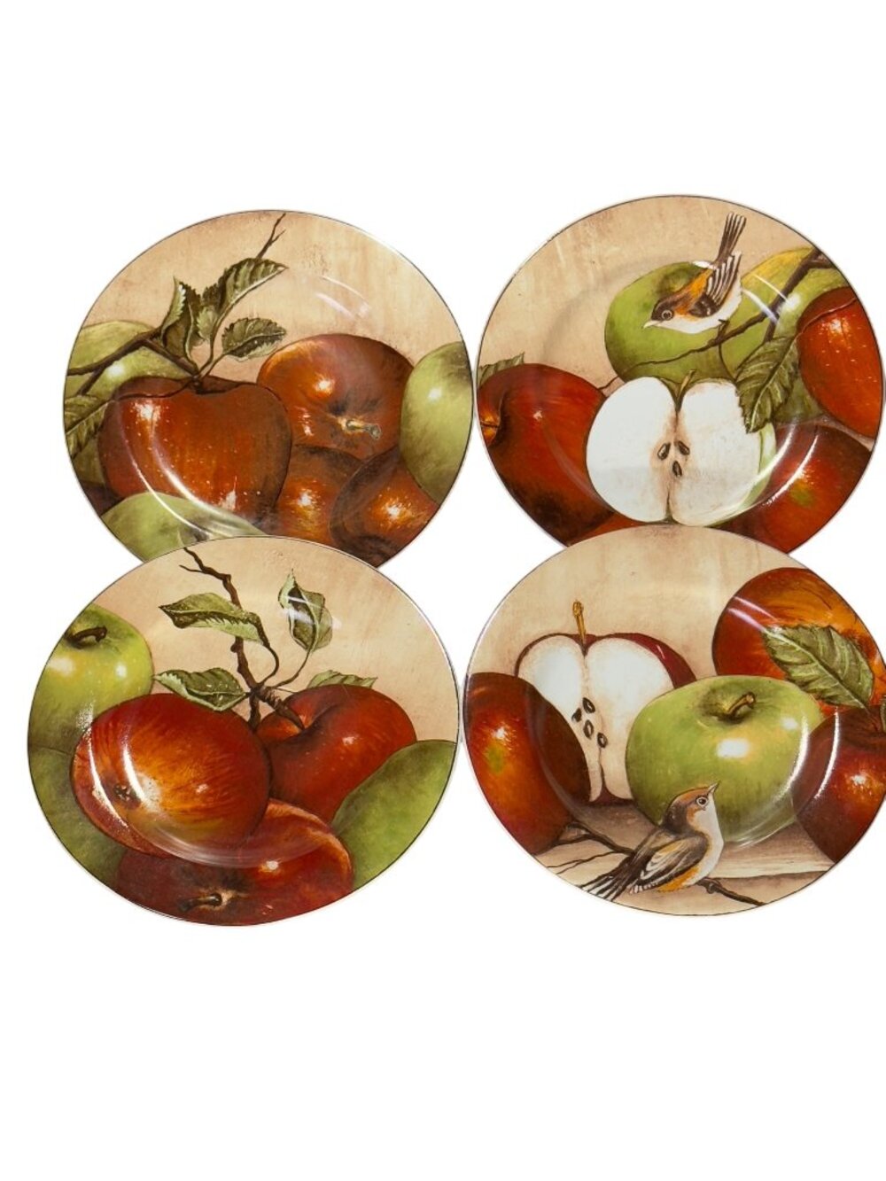 David Carter Brown "Apple Orchard" Dessert Plates Set Of 4